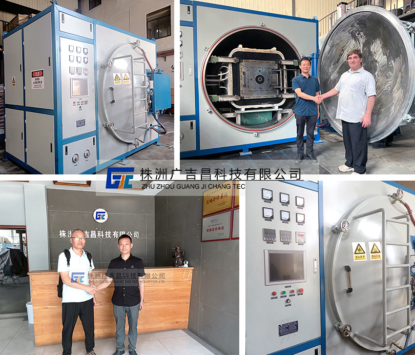 伊朗客户的卧式石墨化炉设备成功验收